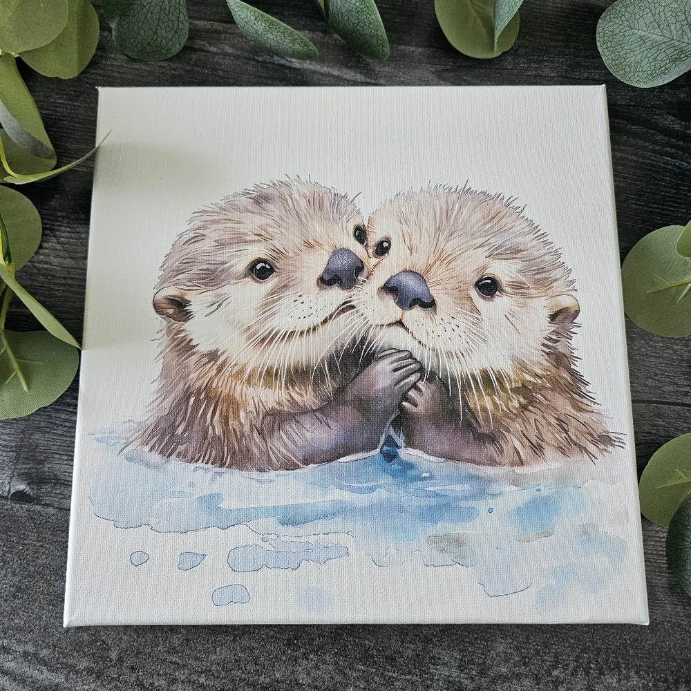 Otter Canvas Art